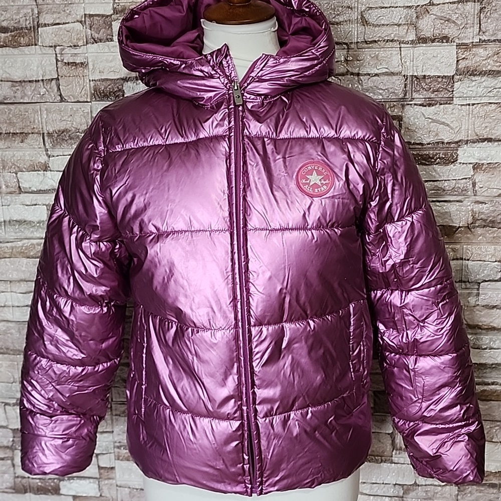 Converse Full Zip Metallic Jacket